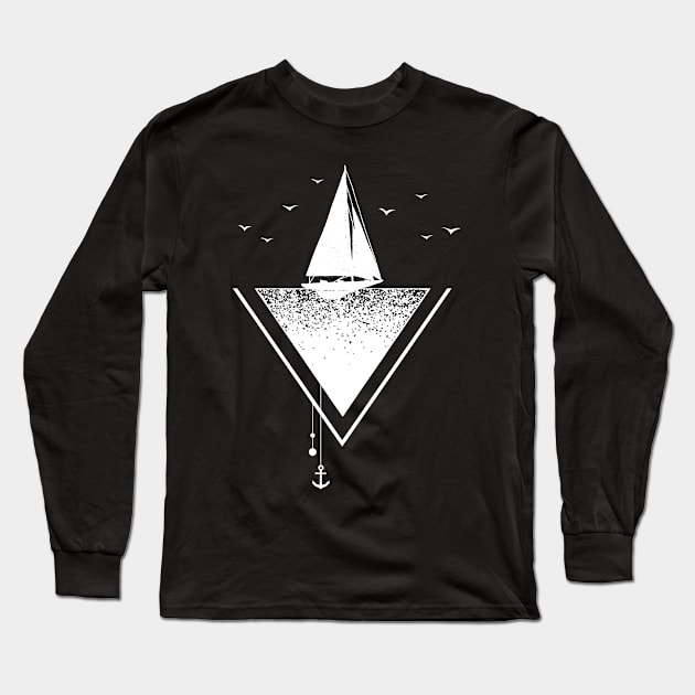 Sailing Long Sleeve T-Shirt by WordFandom